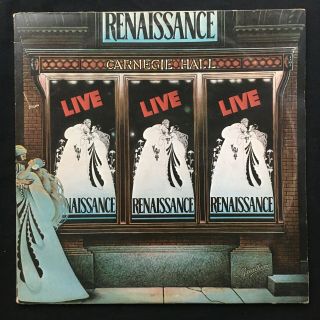 Renaissance Live At Carnegie Hall Btm Records Uk Vinyl 2lp Ex