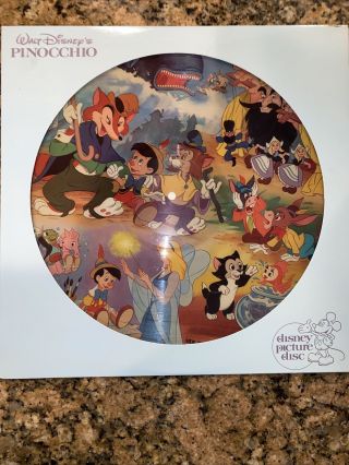 Lp Walt Disney Pinocchio Motion Picture Soundtrack Picture Disc 3102