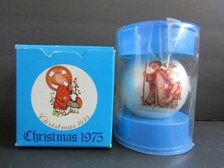 Schmid 1974 The Guardian Angel And 1975 Christmas Child 3.  75 " Christmas Ornament