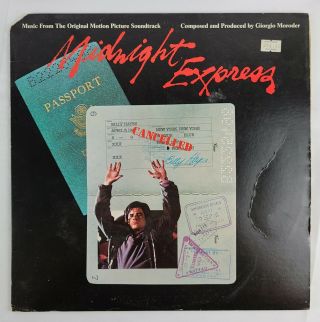 Midnight Express Soundtrack Giorgio Moroder Vinyl Lp
