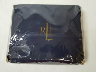 Ralph Lauren Dunham 300 Thread Count Full Size Slate Blue Sheet Set Iob