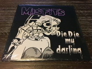 Misfits “die,  Die My Darling” 12” (vinyl,  Plan 9)