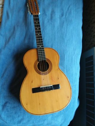 1968 Vintage Acoustic 36 " 12 String Brazilian Tiple Guitar Jose 