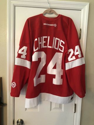 Vintage Chris Chelios Detroit Red Wings Jersey Mens Xxl Koho