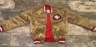 Rate Vintage San Francisco 49ers Satin Starter Jacket Men 