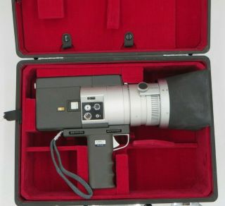 Vintage Canon Auto Zoom 1218 8 Movie Camera,  Case,  Trigger Grip