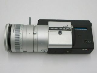 vintage Canon Auto Zoom 1218 8 Movie Camera,  Case,  Trigger Grip 3