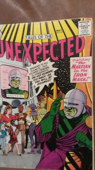 1958 Tales Of The Unexpected 25 Vg,  Great Color & Cover
