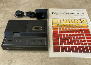 Vintage Hewlett Packard Hp 82161a Digital Cassette Drive W/ Ac Adapter