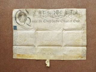 1808 Ripon Thirsk Yorkshire Manuscript Georgian Vellum Document Recovery Deed