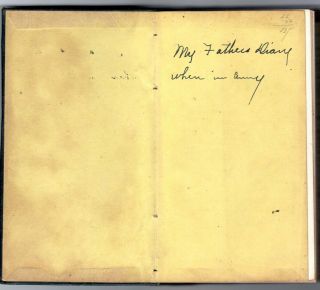 1866 Handwritten Diary Jolly Townsend Family Traveling Ink Salesman Westfield PA 3