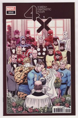 X - Men Fantastic Four 1 Romita 1:100 Hidden Gem Variant Nm -