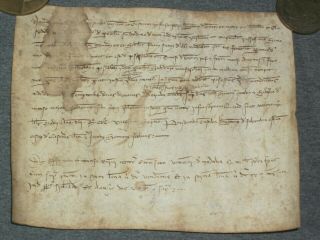 Rare And Early Medieval Vellum Manuscript In Latin,  Spain,  Dated 1327
