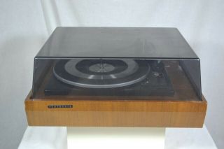 Vintage Panasonic Automatic Turntable Record Player Rd - 7703 Dust Cover Bsr Vtg
