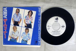 Abba Winner Takes It All Discomate Dsp - 205 Japan Promo Vinyl 7
