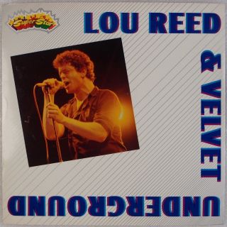 Lou Reed & Velvet Underground: Italy Psych Compilation W/ Photos Lp Nm