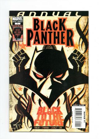 Black Panther Annual 1 - Marvel Comic Books Nm 9.  4 One - Shot 2008