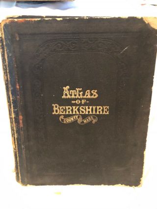 Orig 1876 Atlas Of Berkshire County Ma 116 Pages F.  W.  Beers R.  T.  White & Co Ny