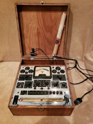 Vintage Precision Apparatus Series 912 Electronamic Dynamic Tube Tester Checker