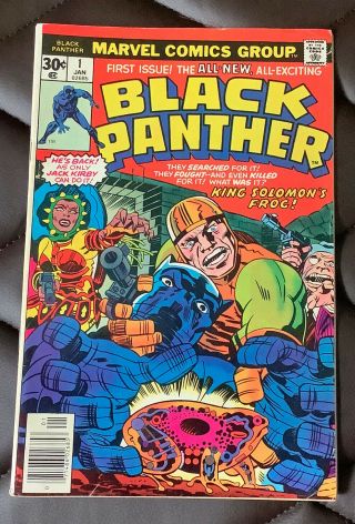 Black Panther Issue 1 Jack Kirby 1977 First Mr Little,  First Princess Zanda