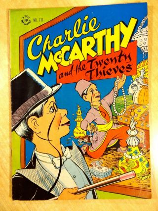Dell Four Color Comics 171 Charlie Mccarthy And The Twenty Thieves 1947