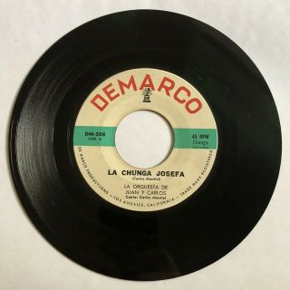 La Orquesta De Juan Y Carlos Chunga Josefa / Leonora Demarco Records 45 Rpm Hear
