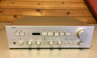Vintage Denon Pma - 750 Audio 80 Watt Phono Turntable Stereo Pre - Amplifier