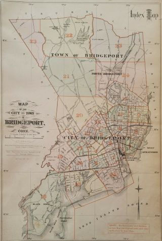 Complete G.  M.  Hopkins 1888 Atlas of the City and Town of Bridgeport P.  T.  Barnum 3
