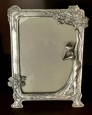 Pewter Art Deco Style Picture Frame