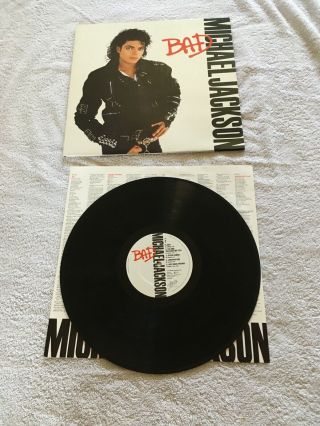 Michael Jackson - Bad 12 " Vinyl Record Gatefold 450290 - 1 Epic