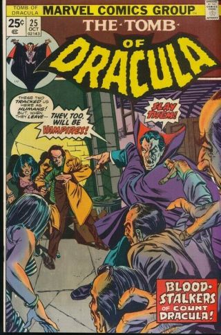 Comics - Marvel - Tomb Of Dracula 25 - October 1974