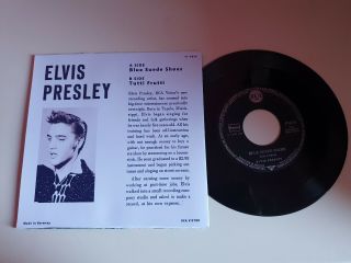 Elvis Presley Blue Suede Shoes German 7 Inch 45 Sleeve Only 2 2