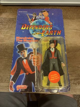 Galoob Defenders Of The Earth Mandrake The Magician Figure Read
