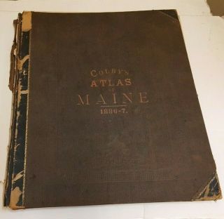 1887 Atlas Of The State Of Maine Great Maps