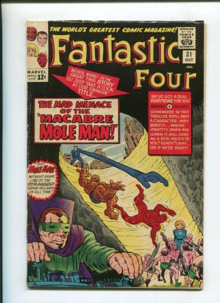 Fantastic Four 31 (4.  0) 1964 Kirby Cover
