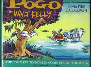 Pogo Bona Fide Balderdash Complete Syndicated Comic Strips Vol 2 Walt Kelly 1st