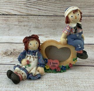 Raggedy Ann & Andy Figurine - Forever True - Signage Piece Photo Frame