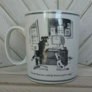 The Yorker Steiner Mug Cup " On The Internet Nobody Knows You 