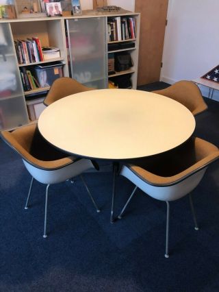 Herman Miller Vintage 48” Round Dining Table,  Formica Top,  Classic