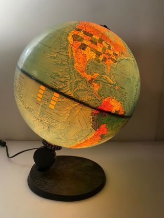 1983 Scan Globe A/s Light Up World Globe Denmark 1985 Gb Edition - Karl F.  Harig