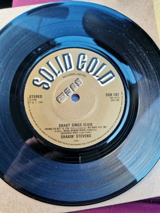 Shakin Stevens Shaky Sings Elvis Solid Gold Records
