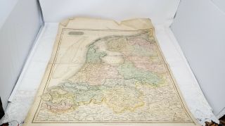 Antique Map Holland Drawn Engraved For Thomsons General Atlas Sept 1814