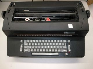 Vintage Black Ibm Selectric Ii Correcting Typewriter Retirement