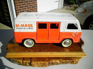 Vintage 1960 ' s Nylint Pressed Steel Ford Econoline U - Haul Toy Van 2
