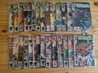 80s Marvel All 27 Issues Of The Defenders From 125 - 152 " The End "