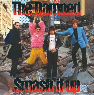 The Damned Smash It Up Red Vinyl 7 " Punk Rock 40th Anniversary Issue Sensible