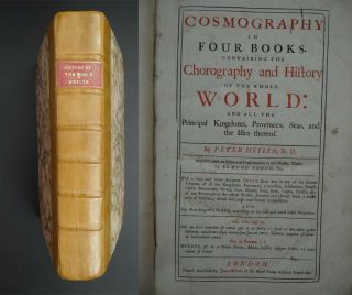 1703 Peter Heylyn Atlas Cosmography In Four Books Of The World,  Maps