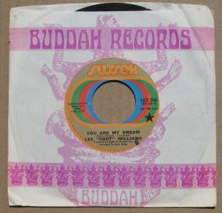 Lee Shot Williams You Are My Dream - Sussex 1970 Promo Funk Soul Ex
