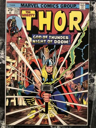 Thor 229,  Vf - 7.  5,  Hulk 181 Ad For 1st Appearance Of Wolverine; Mvs Intact