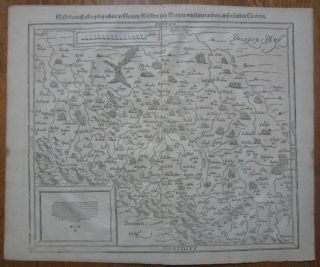 MÜnster/munster: Cosmographia Large Map Of Poland Silesia Wroclaw - 1592